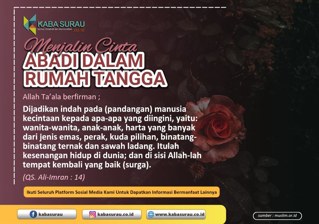 Menjalin Cinta Abadi dalam Rumah Tangga