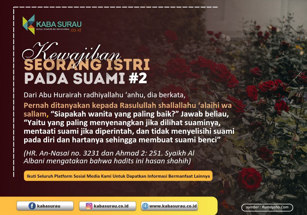 kewajiban istri kepada suami (2)