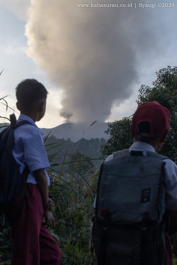 Erupsi Marapi Berlanjut