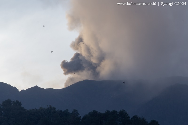 Erupsi Marapi Berlanjut