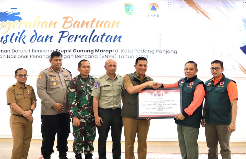 Erupsi Marapi Padang Panjang