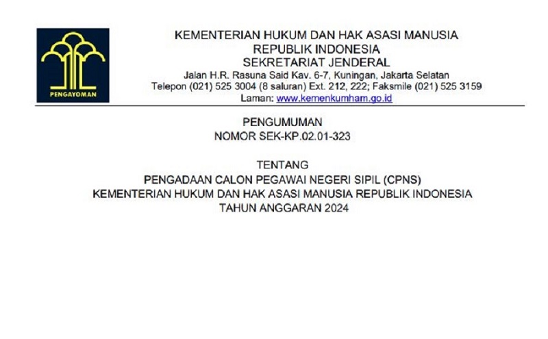 CPNS Kemenkumham