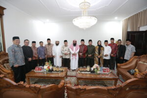 Wawako Padang Sambut Hangat Syeikh dari Kedubes Arab Saudi