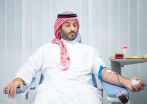 Putra Mahkota MBS Donor Darah, Dorong Partisipasi Sukarela Warga di Kerajaan