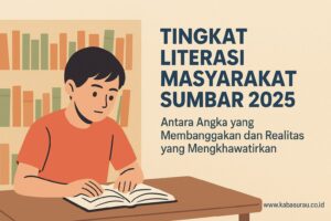Tingkat Literasi Masyarakat Sumbar 2025: Antara Angka yang Membanggakan dan Realitas yang Mengkhawatirkan