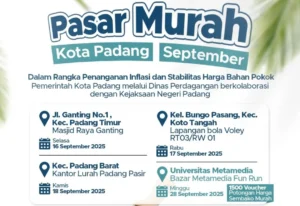 Pasar Murah Padang Pasir Bantu Warga Dapatkan Harga Pangan Terjangkau