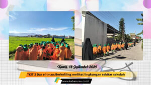 Anak TKIT 3 Dar el-Iman Belajar Mengenal Lingkungan Sekitar Sekolah