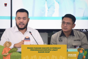 Pemko Padang dan KPK RI Gelar Rakor MCSP, Wali Kota Tekankan Pentingnya Integritas Tata Kelola