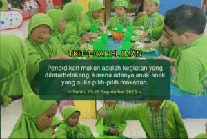 TKIT 1 Dar el-Iman Gelar Pendidikan Makan dan Pembiasaan Ibadah untuk Anak Usia Dini