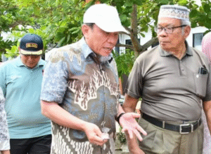 Bapak Maigus Nasir Resmikan Jalan Swadaya di Gunung Pangilun